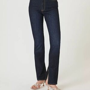 Pilcro Straight Split Leg Denim